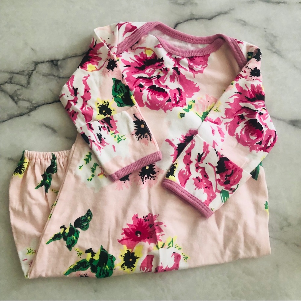 Floral Newborn Coming Home Outfit Set